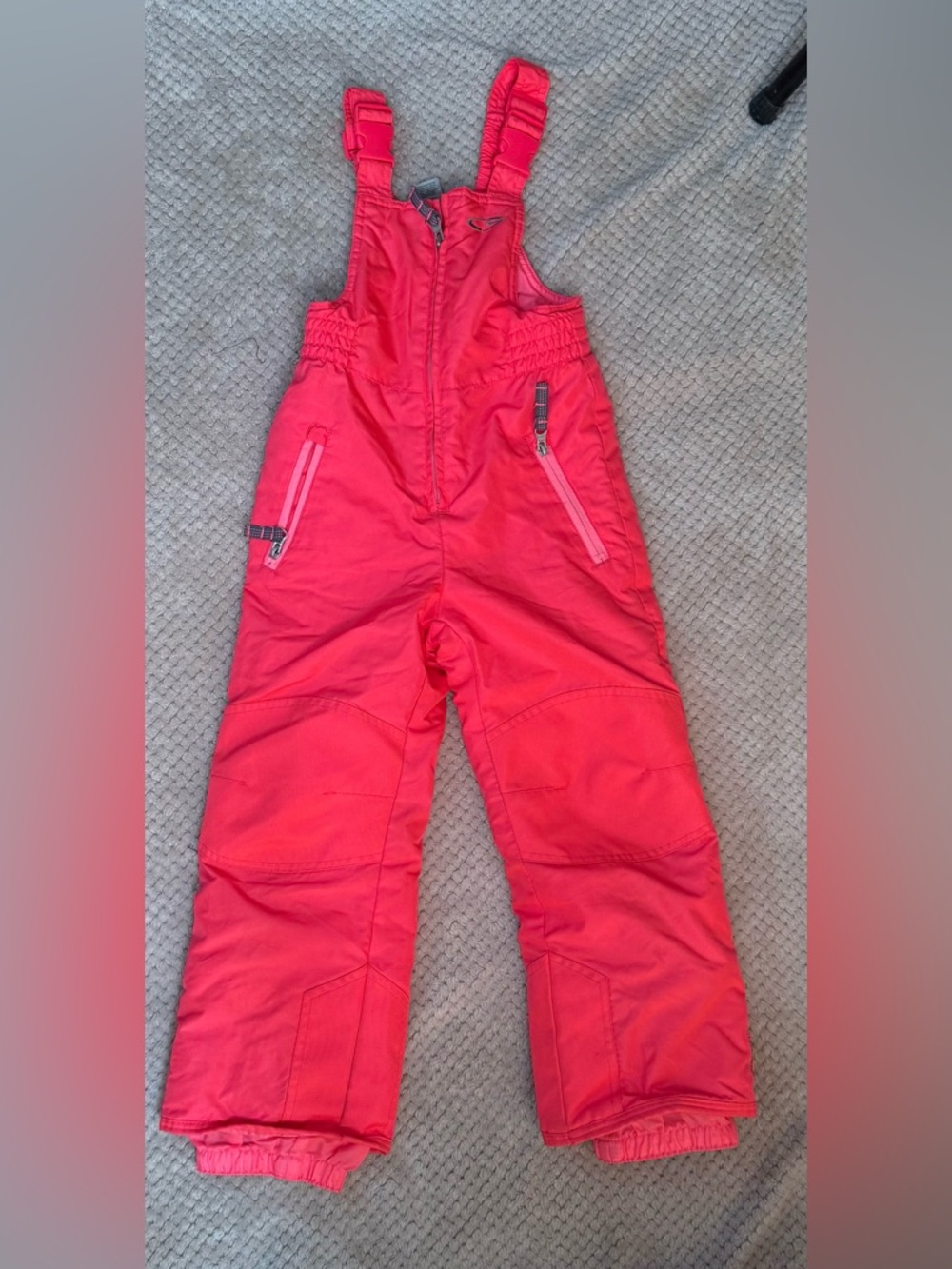 Champion Bright Coral Snow Overalls - Pink